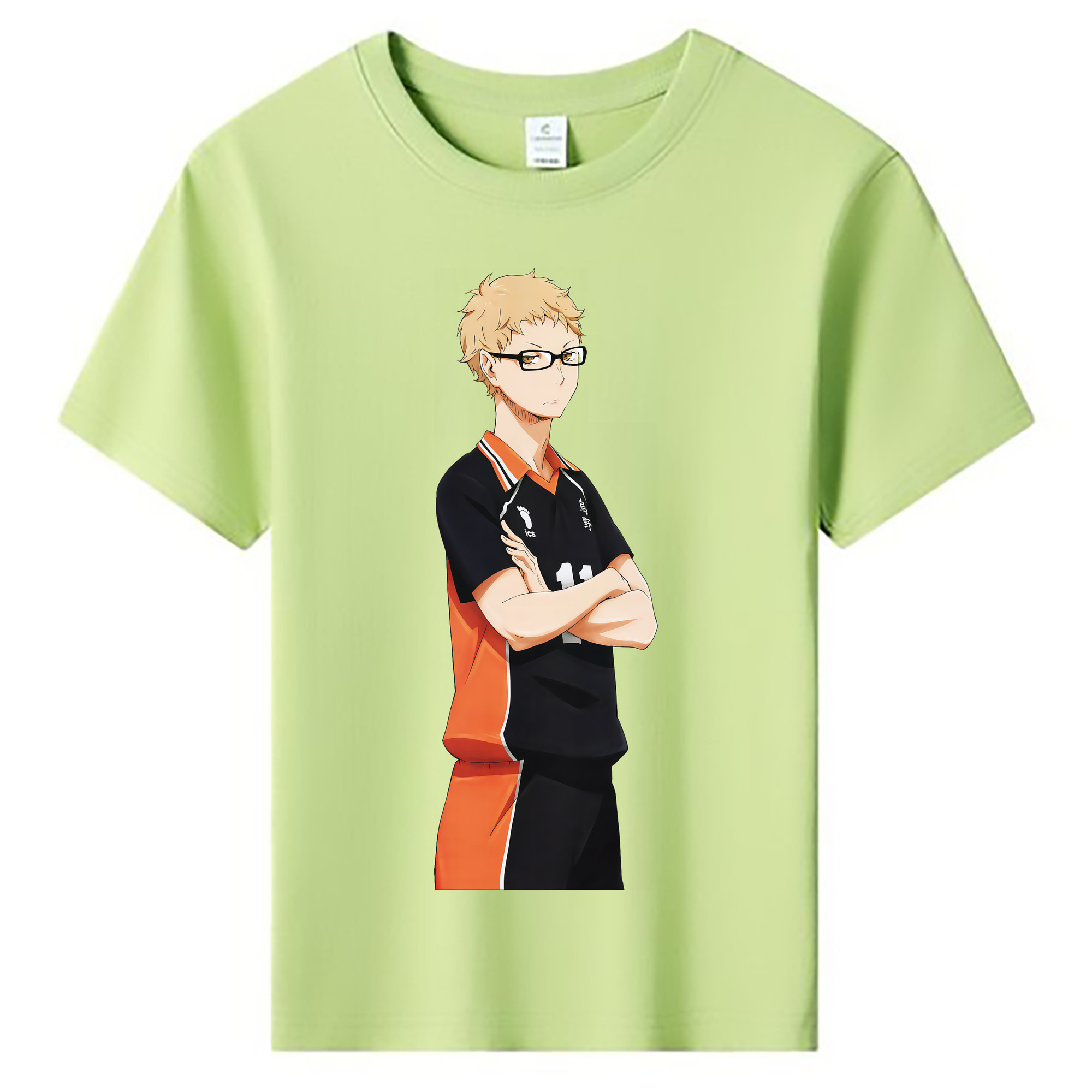 （画像用） ハイキュー!! Haikyu!! 綿100％キッズTシャツ（フロントプリント）